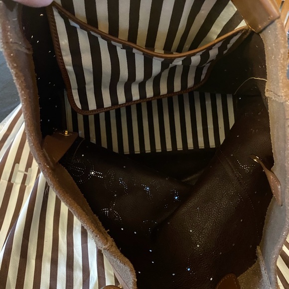 Henri Bendel Bronze Suede Bag - Picture 4 of 9